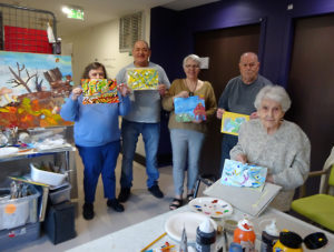 arts plastique en EHPAD avec Françoise Dubourg