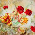 tulipe-renoncule-aquarelle-Francoise-Dubourg