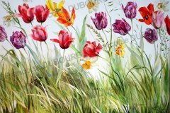 les-tulipes-encre-de-Chine-couleur-Francoise-Dubourg